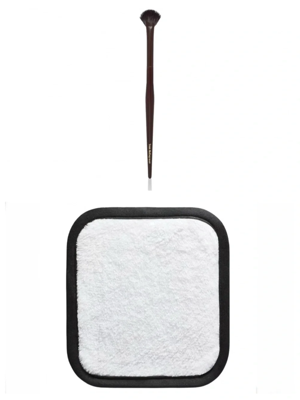 Trish McEvoy Makeup Eraser Cloth & Mini Fan Brush 63